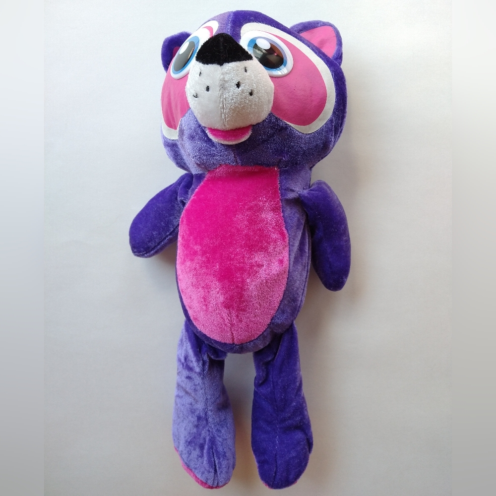 Purple Pink White Raccoon 15" Plush Stuffed Animal No Brand